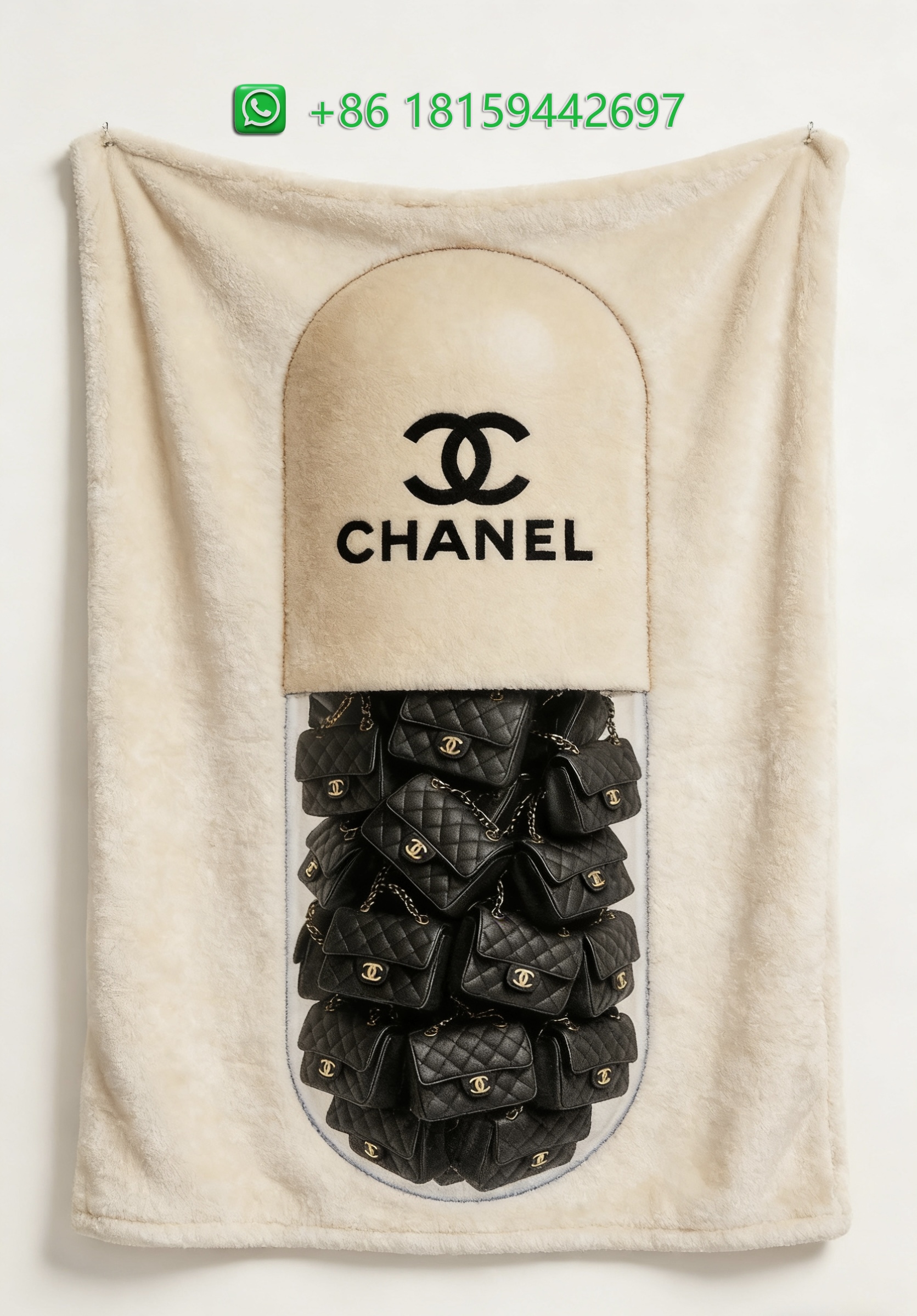 Chanel Throw Blankets